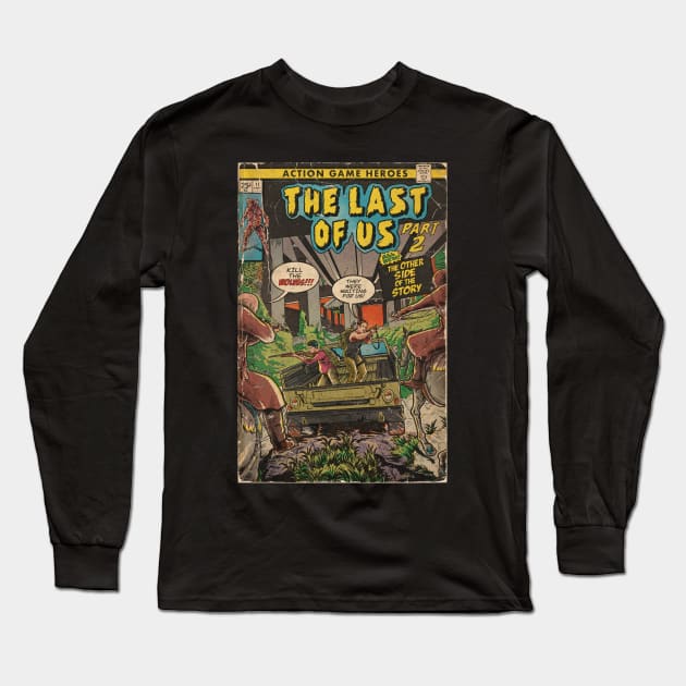 The Last of Us 2 - Ambush fan art comic cover Long Sleeve T-Shirt by MarkScicluna